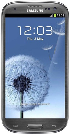 Смартфон Samsung Galaxy S3 GT-I9300 16Gb Titanium grey - Чебаркуль